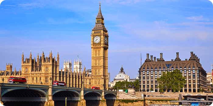 The houses of parliament